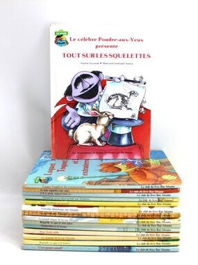 Lot 15 Books Club Du Livre Rue Sésame/ Sesame Street Children Learning French #1